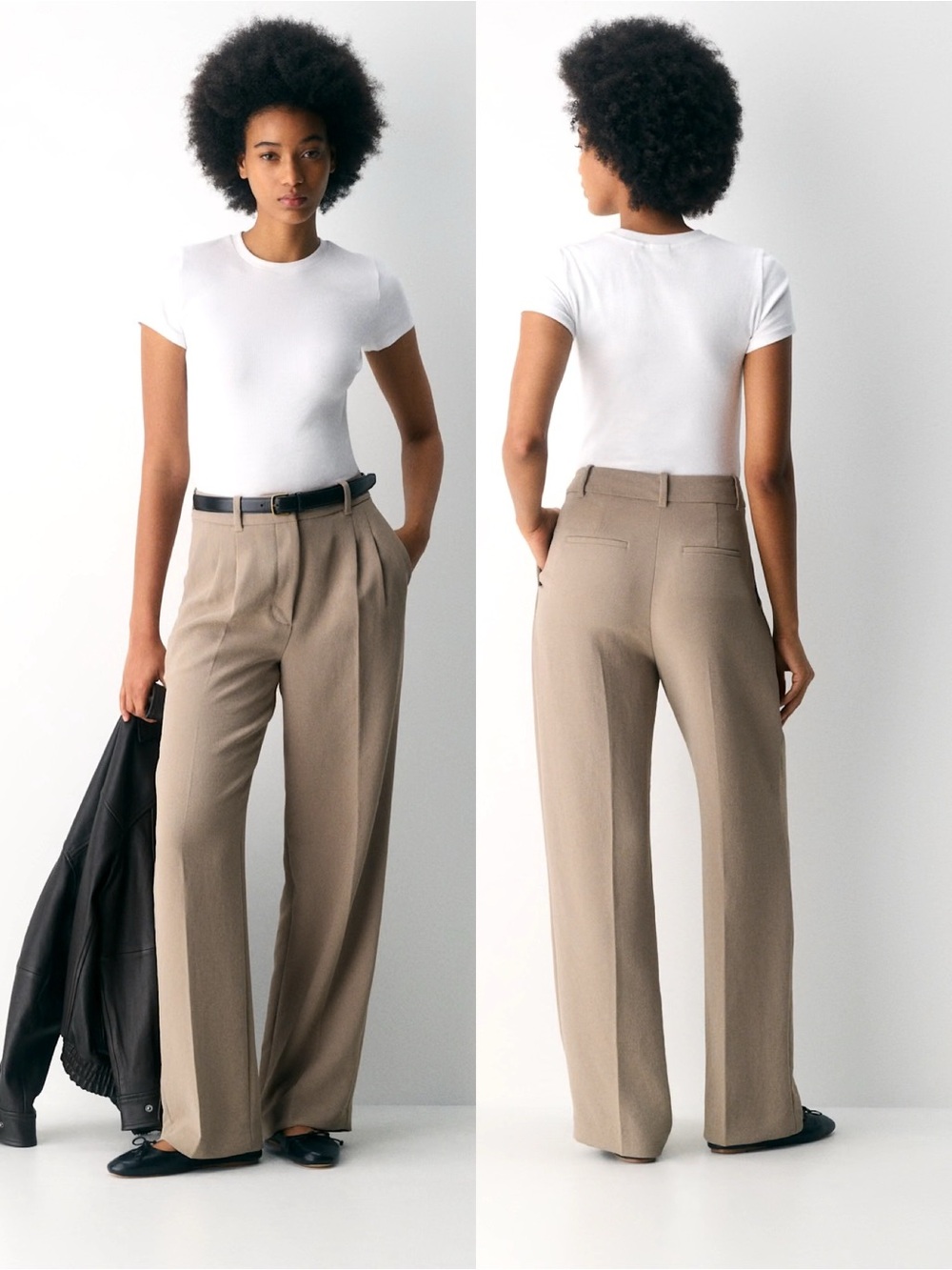 Aritzia | The Effortless Pant™ Crepette™ Nomad Taupe 6
